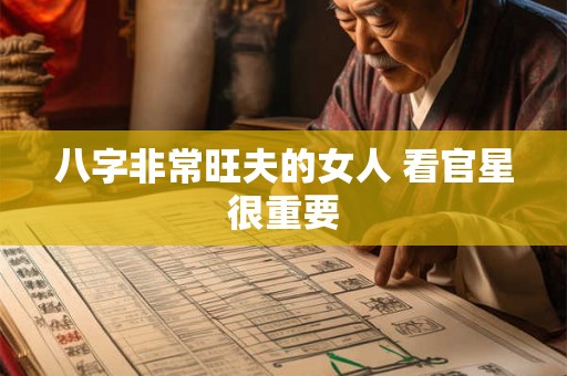 八字非常旺夫的女人 看官星很重要