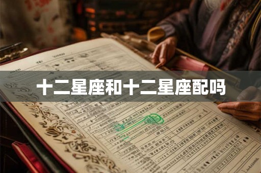 十二星座和十二星座配吗