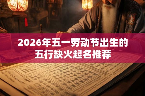 2026年五一劳动节出生的五行缺火起名推荐 2026年五一劳动节出生的五行缺火起名推荐