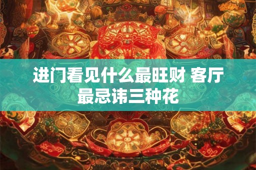 进门看见什么最旺财 客厅最忌讳三种花