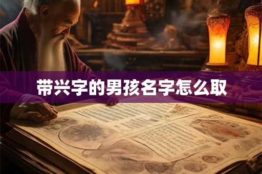 带兴字的男孩名字怎么取 带兴字的男孩名字怎么取