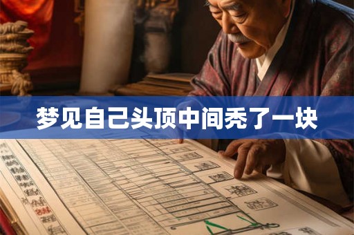 梦见自己头顶中间秃了一块