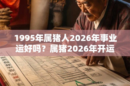 1995年属猪人2026年事业运好吗？属猪2026年开运色？