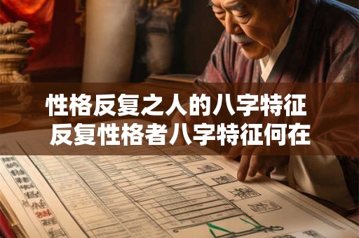 性格反复之人的八字特征 反复性格者八字特征何在