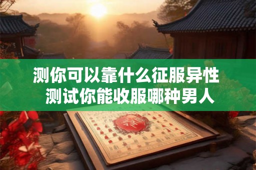 测你可以靠什么征服异性  测试你能收服哪种男人