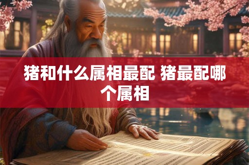 猪和什么属相最配 猪最配哪个属相 猪和什么属相最配 猪最配哪个属相