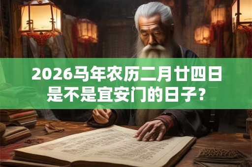 2026马年农历二月廿四日是不是宜安门的日子？