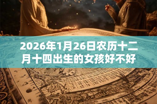 2026年1月26日农历十二月十四出生的女孩好不好