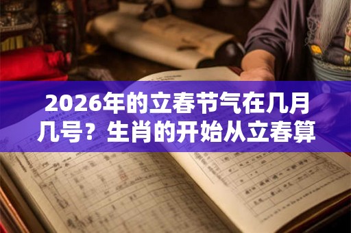 2026年的立春节气在几月几号？生肖的开始从立春算吗？
