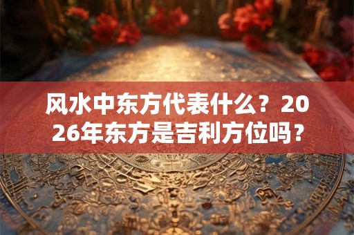 风水中东方代表什么？2026年东方是吉利方位吗？