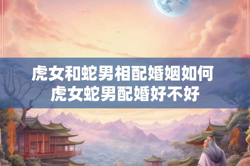 虎女和蛇男相配婚姻如何 虎女蛇男配婚好不好