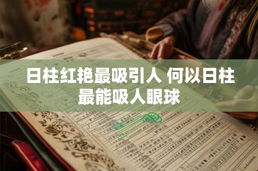 日柱红艳最吸引人 何以日柱最能吸人眼球 日柱红艳最吸引人 何以日柱最能吸人眼球
