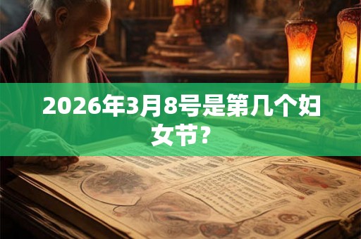 2026年3月8号是第几个妇女节？