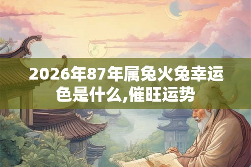2026年87年属兔火兔幸运色是什么,催旺运势