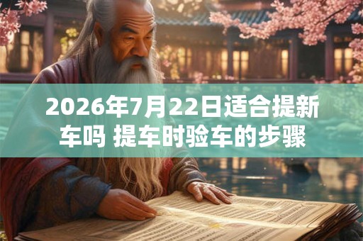2026年7月22日适合提新车吗 提车时验车的步骤 2026年7月22日适合提新车吗 提车时验车的步骤