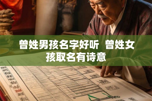 曾姓男孩名字好听  曾姓女孩取名有诗意