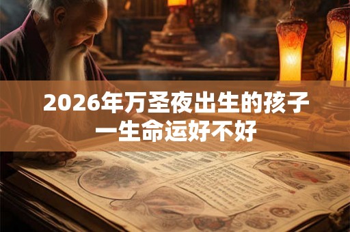 2026年万圣夜出生的孩子一生命运好不好