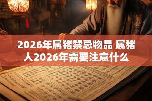 2026年属猪禁忌物品 属猪人2026年需要注意什么 2026年属猪禁忌物品 属猪人2026年需要注意什么