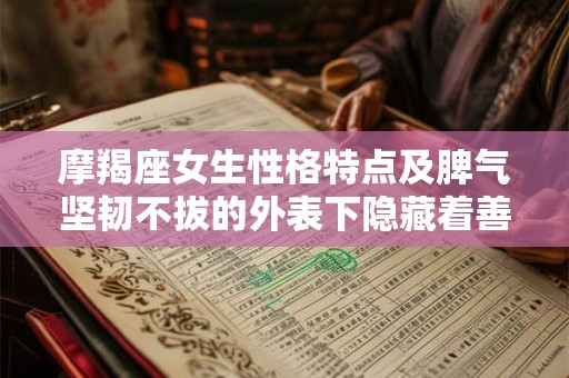 摩羯座女生性格特点及脾气坚韧不拔的外表下隐藏着善良的内心 摩羯座女生性格特点及脾气坚韧不拔的外表下隐藏着善良的内心