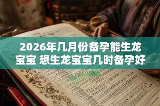 2026年几月份备孕能生龙宝宝 想生龙宝宝几时备孕好 2026年几月份备孕能生龙宝宝 想生龙宝宝几时备孕好