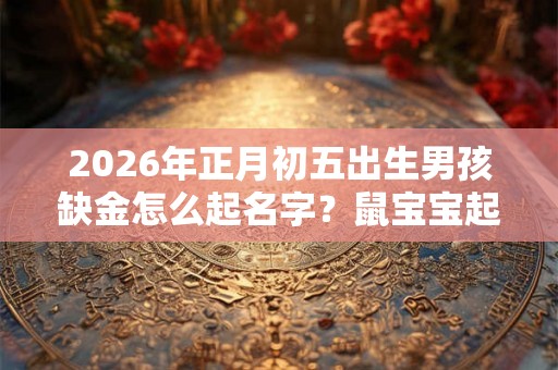 2026年正月初五出生男孩缺金怎么起名字？鼠宝宝起名禁忌？