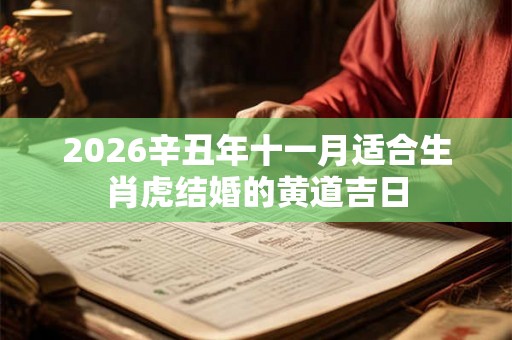 2026辛丑年十一月适合生肖虎结婚的黄道吉日