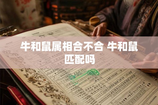 牛和鼠属相合不合 牛和鼠匹配吗 牛和鼠属相合不合 牛和鼠匹配吗