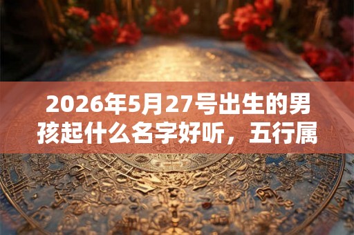2026年5月27号出生的男孩起什么名字好听,五行属什么 2026年5月27号出生的男孩起什么名字好听,五行属什么