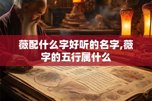 薇配什么字好听的名字,薇字的五行属什么