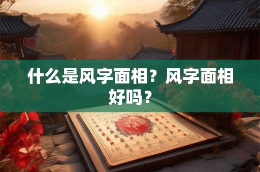 什么是风字面相?风字面相好吗? 什么是风字面相?风字面相好吗?