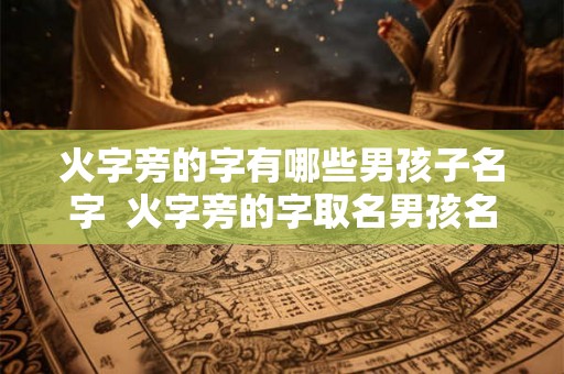 火字旁的字有哪些男孩子名字  火字旁的字取名男孩名字