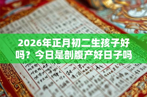 2026年正月初二生孩子好吗？今日是剖腹产好日子吗