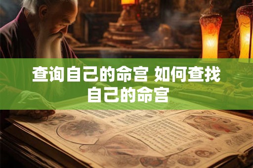 查询自己的命宫 如何查找自己的命宫 查询自己的命宫 如何查找自己的命宫