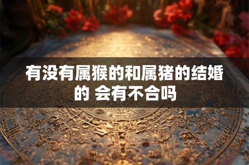 有没有属猴的和属猪的结婚的 会有不合吗