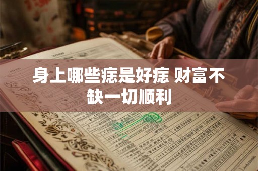 身上哪些痣是好痣 财富不缺一切顺利 身上哪些痣是好痣 财富不缺一切顺利