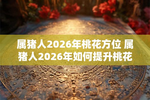 属猪人2026年桃花方位 属猪人2026年如何提升桃花运