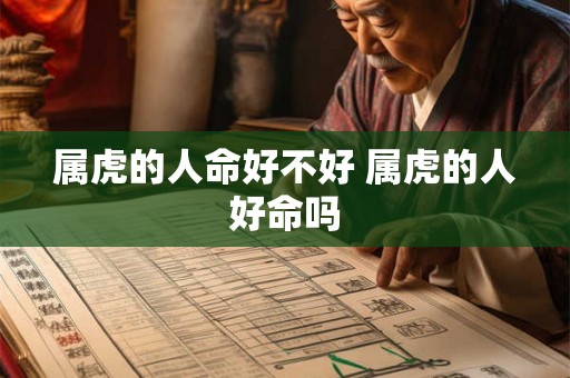 属虎的人命好不好 属虎的人好命吗