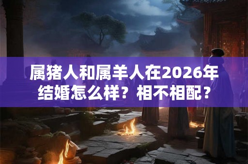 属猪人和属羊人在2026年结婚怎么样？相不相配？