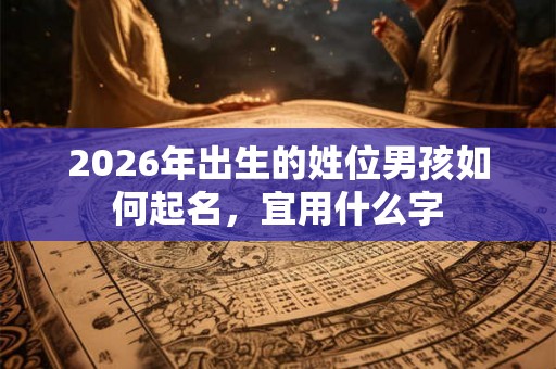 2026年出生的姓位男孩如何起名，宜用什么字