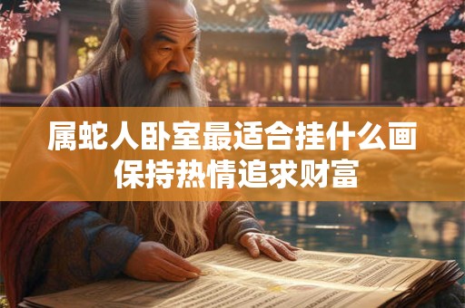 属蛇人卧室最适合挂什么画 保持热情追求财富