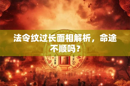法令纹过长面相解析,命途不顺吗? 法令纹过长面相解析,命途不顺吗?