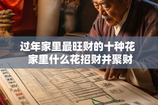 过年家里最旺财的十种花  家里什么花招财并聚财