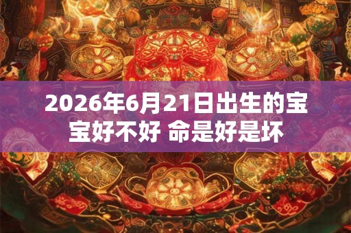 2026年6月21日出生的宝宝好不好 命是好是坏 2026年6月21日出生的宝宝好不好 命是好是坏