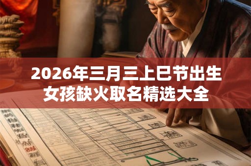 2026年三月三上巳节出生女孩缺火取名精选大全 2026年三月三上巳节出生女孩缺火取名精选大全