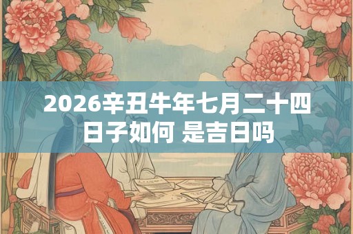 2026辛丑牛年七月二十四日子如何 是吉日吗