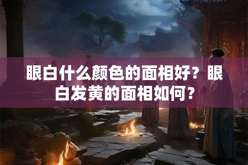 眼白什么颜色的面相好？眼白发黄的面相如何？