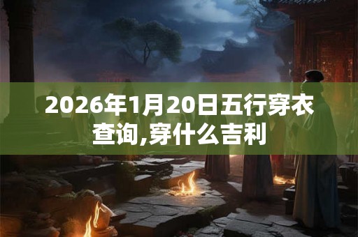 2026年1月20日五行穿衣查询,穿什么吉利 2026年1月20日五行穿衣查询,穿什么吉利
