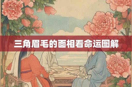 三角眉毛的面相看命运图解