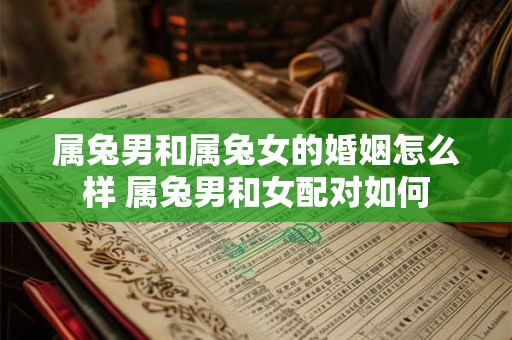 属兔男和属兔女的婚姻怎么样 属兔男和女配对如何
