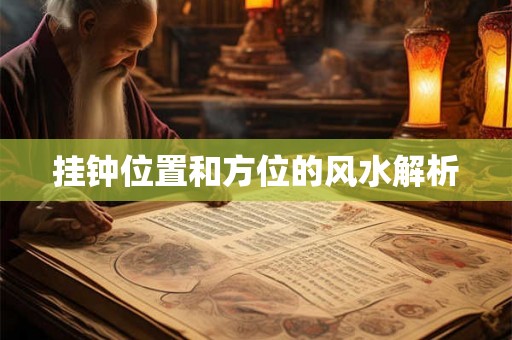 挂钟位置和方位的风水解析 挂钟位置和方位的风水解析